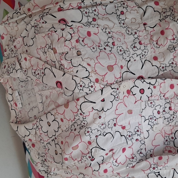 ANN TAYLOR..LOFT..short jacket..size 8..flowered - Picture 4 of 4